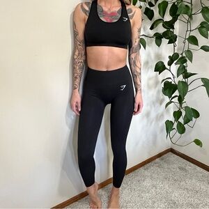 Gymshark Seamless High waisted leggings and bra matching set